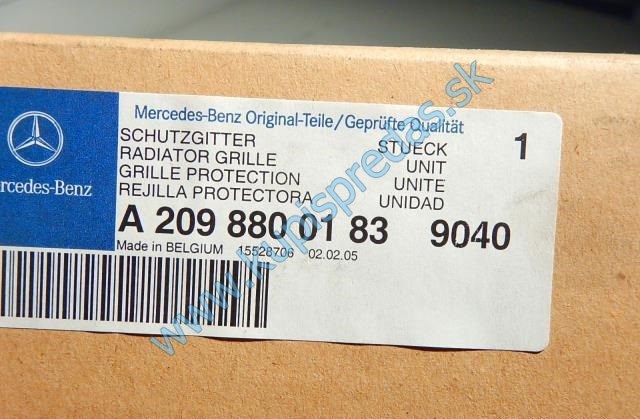 Predná maska MERCEDES CLK W209  Nová! 